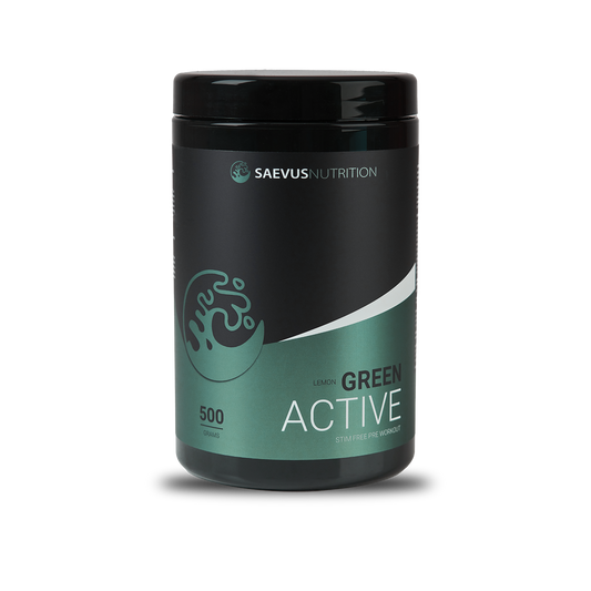 pre workout zonder cafeïne beste saevus nutrition pot vooraanzicht smaak lemon