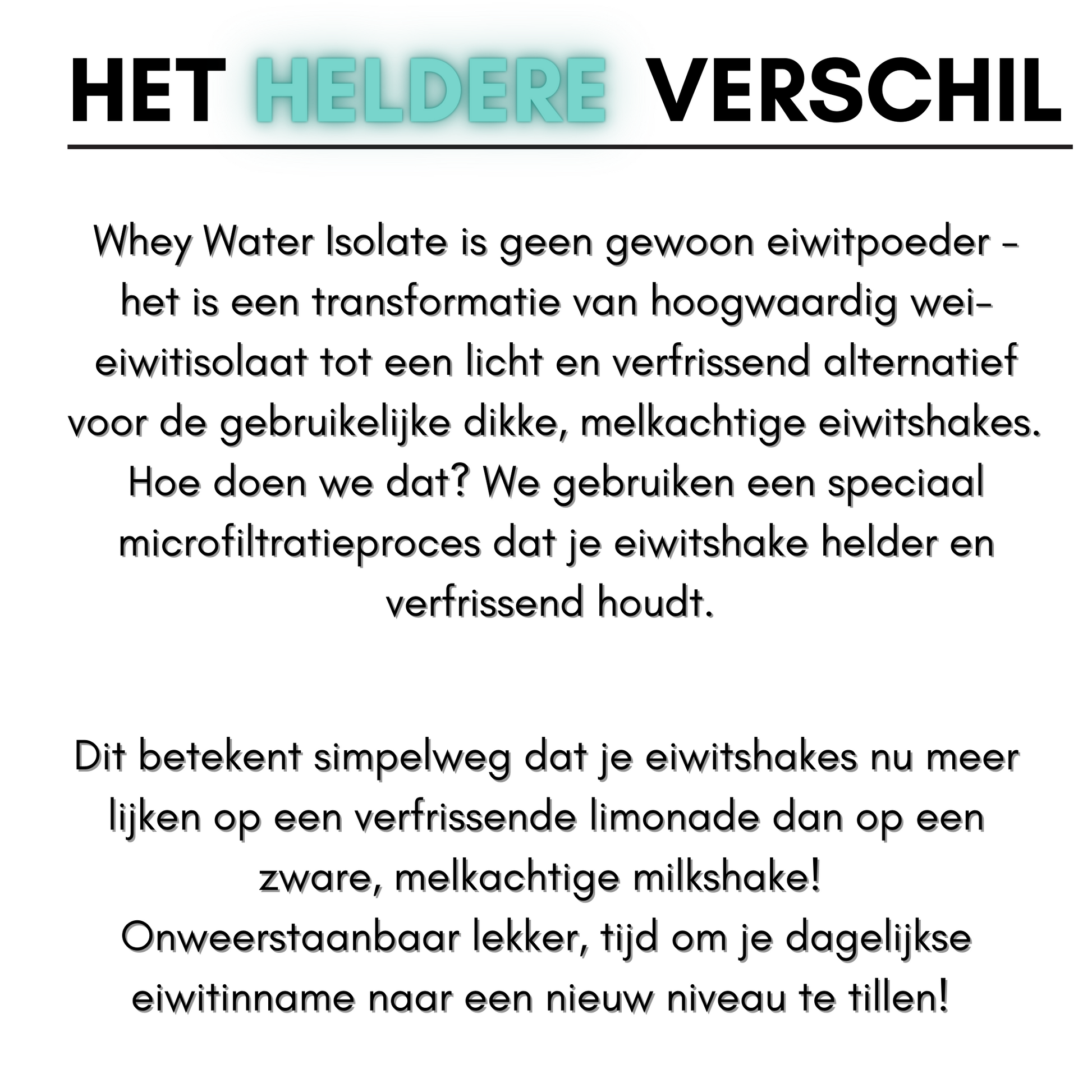 Clear Whey Uitleg Het Heldere Verschil in Tekst